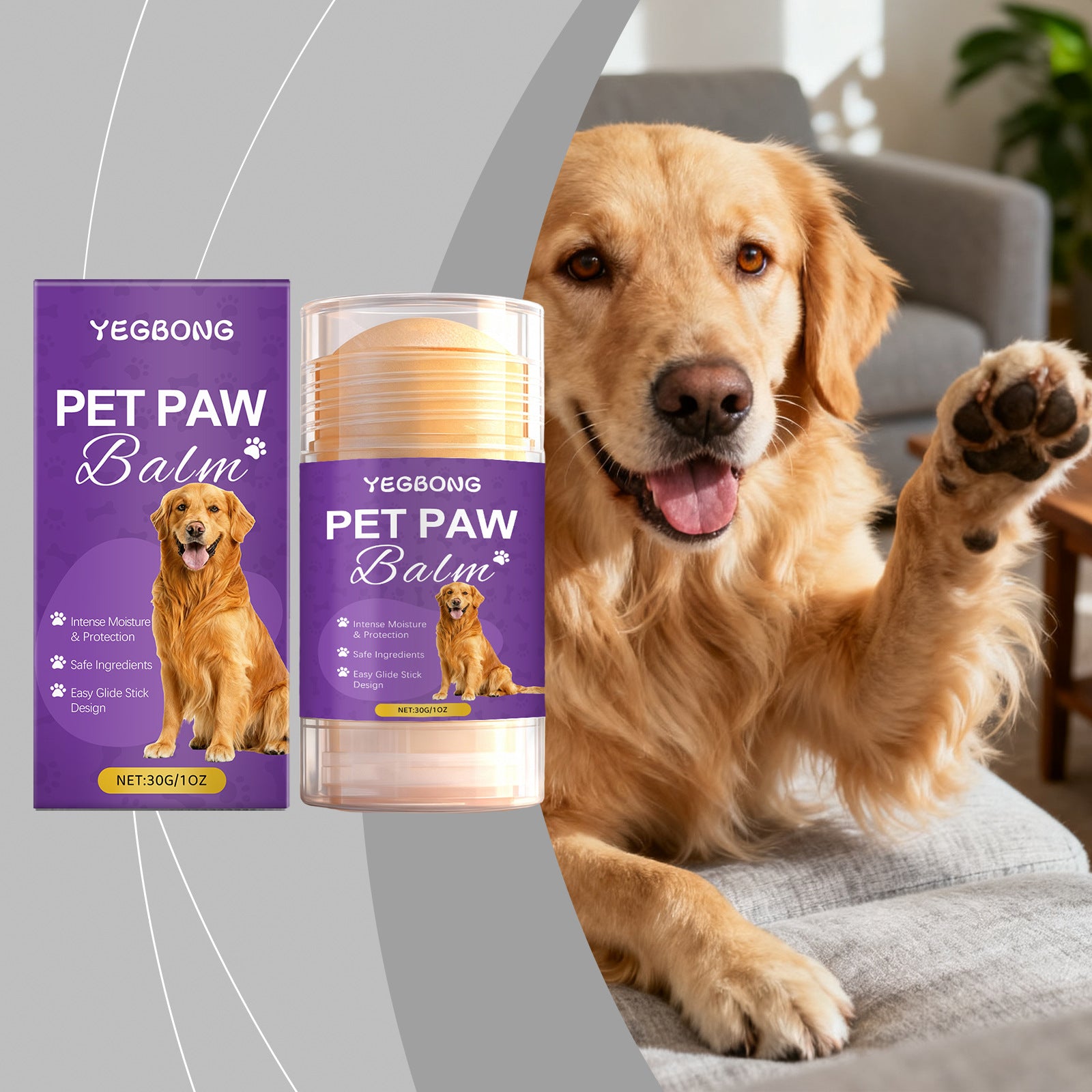 Paw Balm Stick for Dogs & Cats (30g)