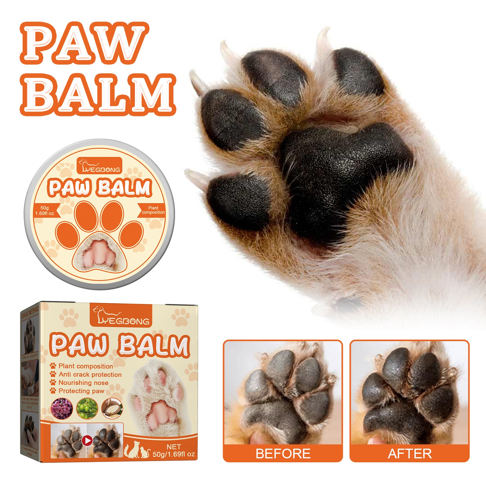 Moisturising Paw Balm Multi-Pack