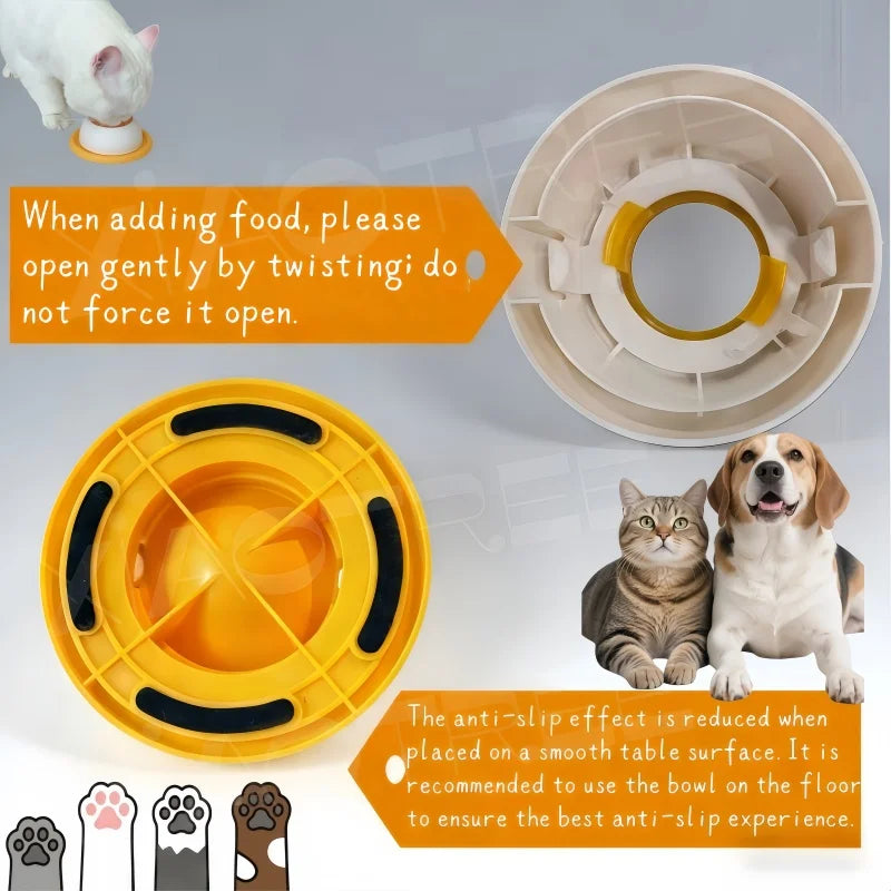 Silicone Slow Feeder Dog Bowl 6