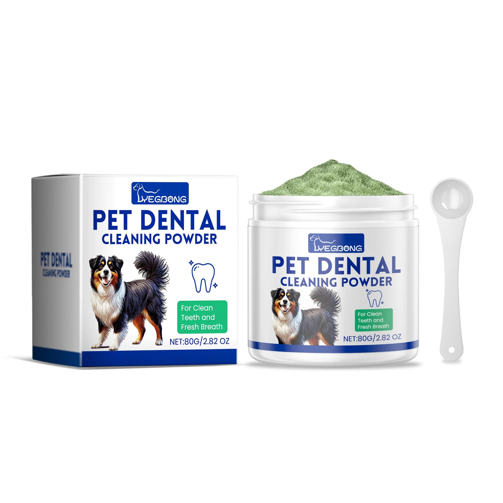 Dental Cleaning Powder for Dogs & Cats (100g)