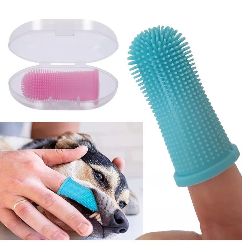Soft Finger Toothbrush Set for Dogs & Cats