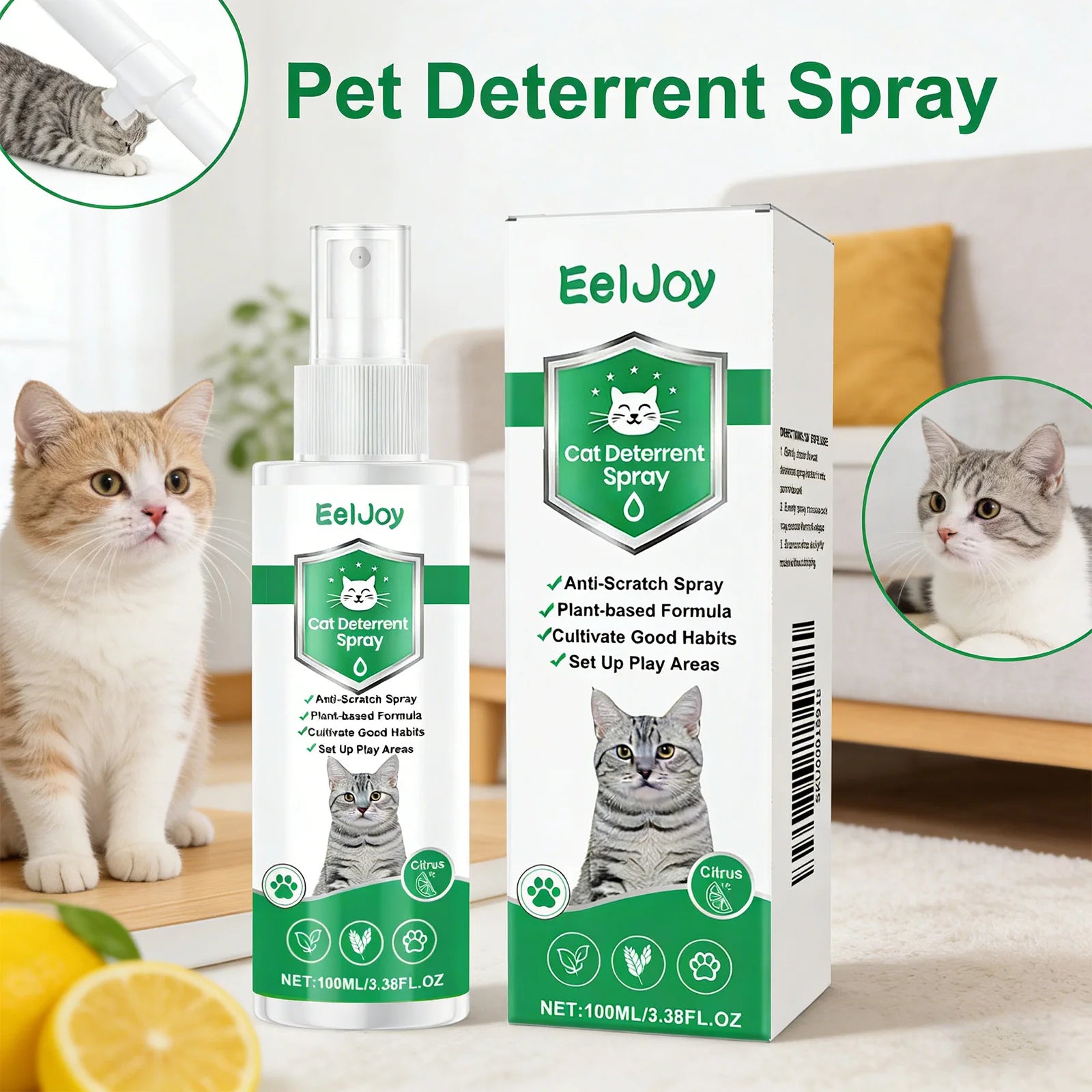 Gentle Cat Deterrent Spray (100ml) 3