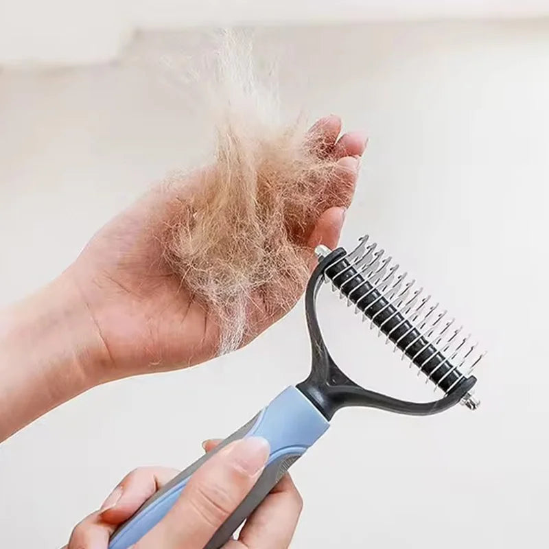 Deshedding Grooming Brush for Dogs & Cats 5