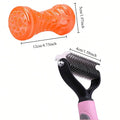 Deshedding Grooming Brush for Dogs & Cats