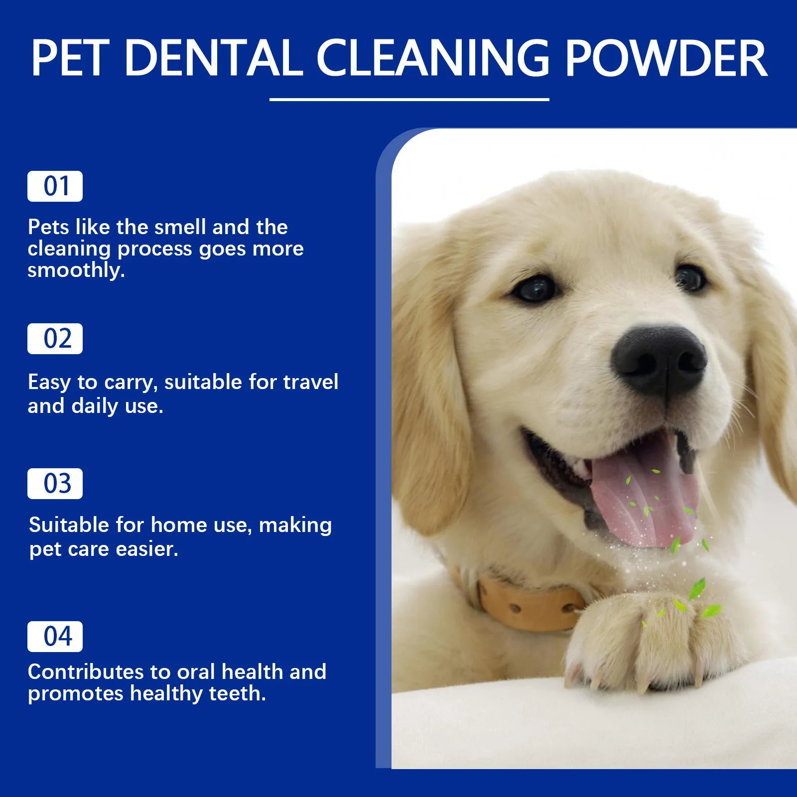 Dental Cleaning Powder for Dogs & Cats (100g) 4