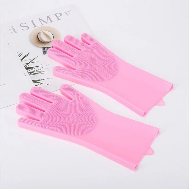 Silicone Pet Bath & Grooming Glove