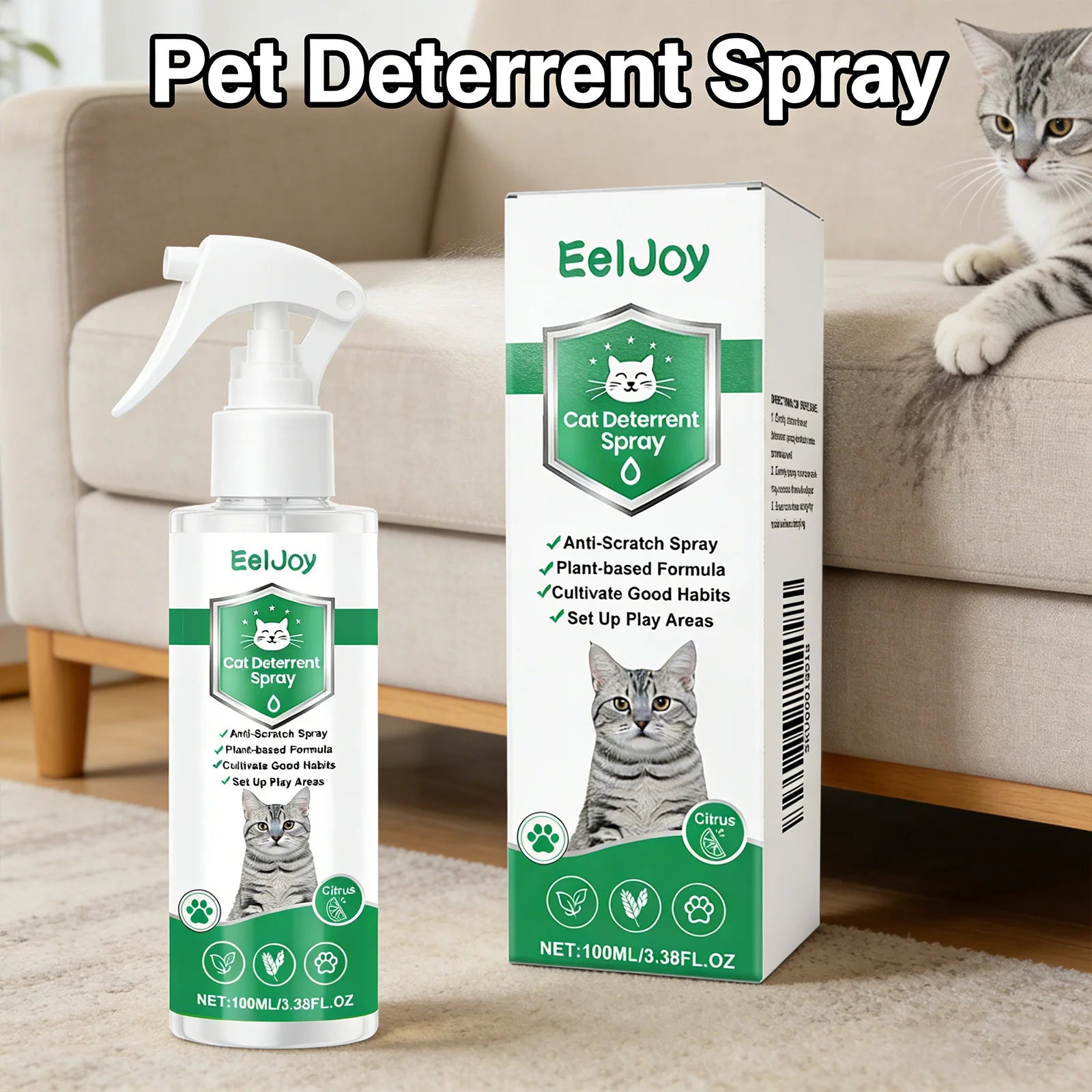 Gentle Cat Deterrent Spray (100ml) 4