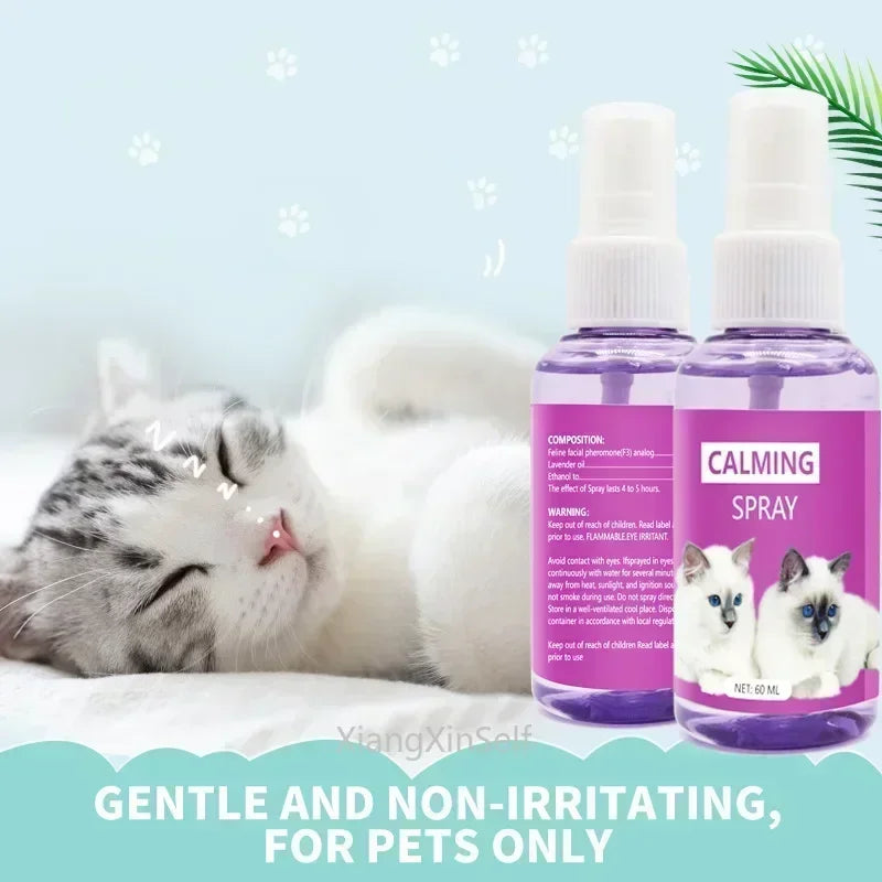 Natural Calming Spray for Cats (60ml) 2