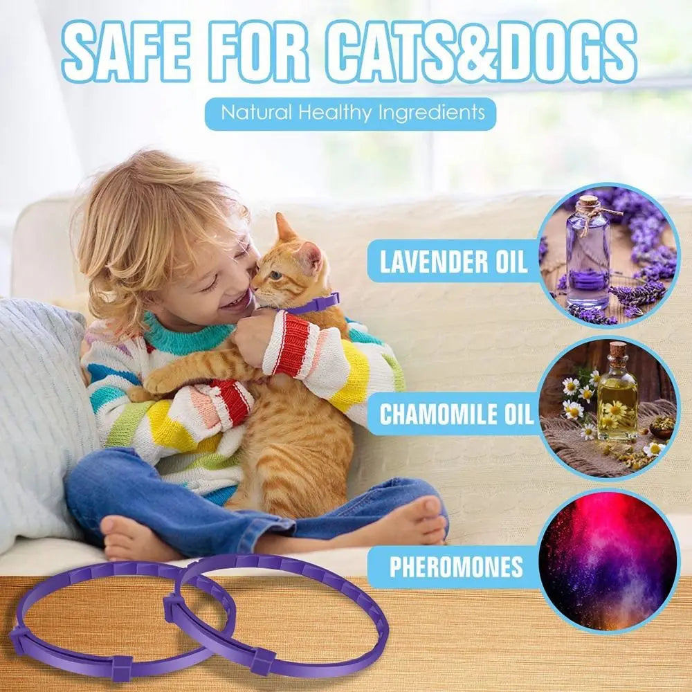 Adjustable Calming Collar for Cats & Dogs 4