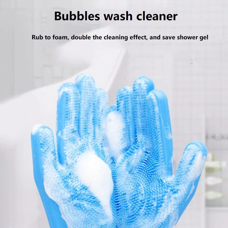 Silicone Pet Bath & Grooming Glove 6
